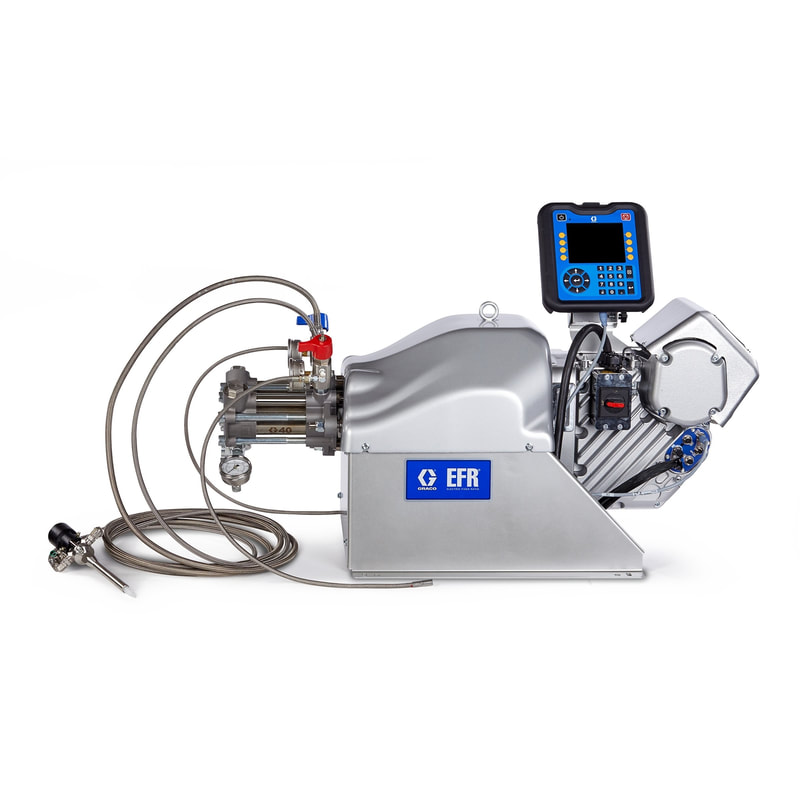 The Electric Fixed Ratio (EFR) is an electrically driven proportioner for two component sealant and adhesives. The EFR provides advanced material control in applications requiring consistent shots and beads. Provides highly accurate, even with low flow rates. Capable of shots, beads and continuous flow dispense with superior repeatability. Meter Mix Dispense a wide range of two component materials. The EFR is easy to configure, operate and maintain.